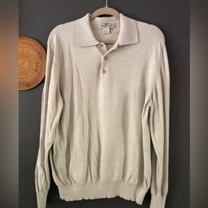 Pronto-Uomo cream sweater shirt